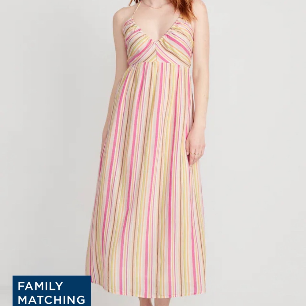 Old Navy Halter Midi Dress - NWT